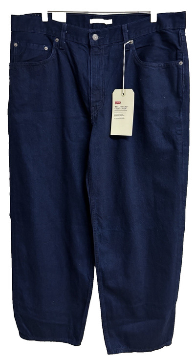 Levi's Other - Levi’s Mens Baggy Dad Denim Jeans Size 33 Dark Wash Cotton Mid Rise Straight New